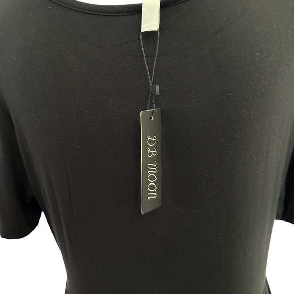 DB Moon Black Basic T-Shirt Dress - Picture 5 of 5